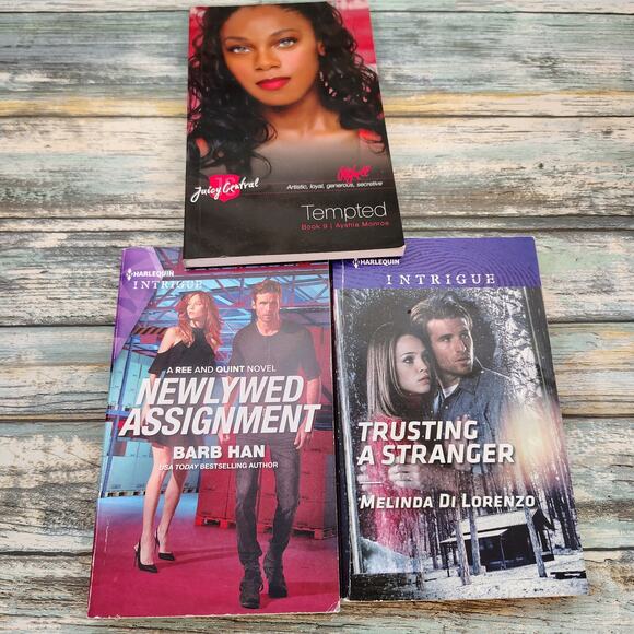 Lot of 3 Romance paperback Books Harlequin and Juicy Central - Picture 1 of 5